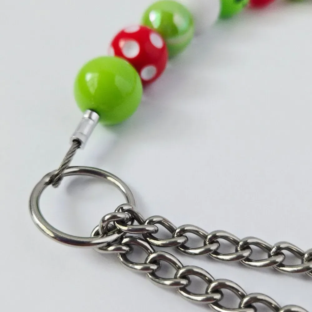 Handmade christmas beaded